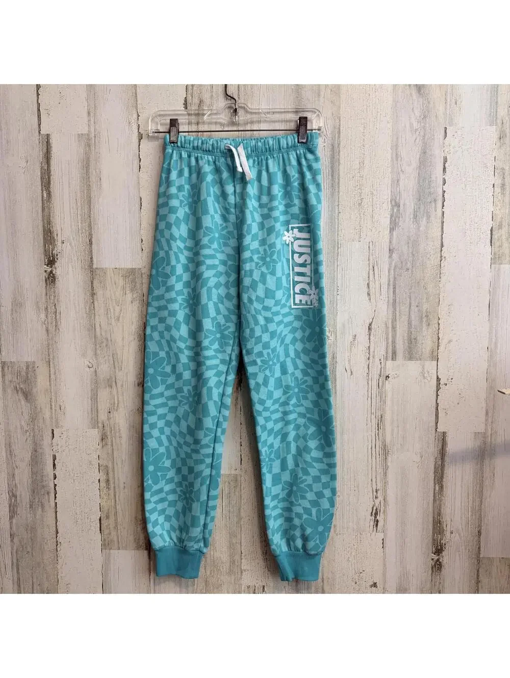 Justice Girls Jogger Sweatpants Size L (12/14) Teal